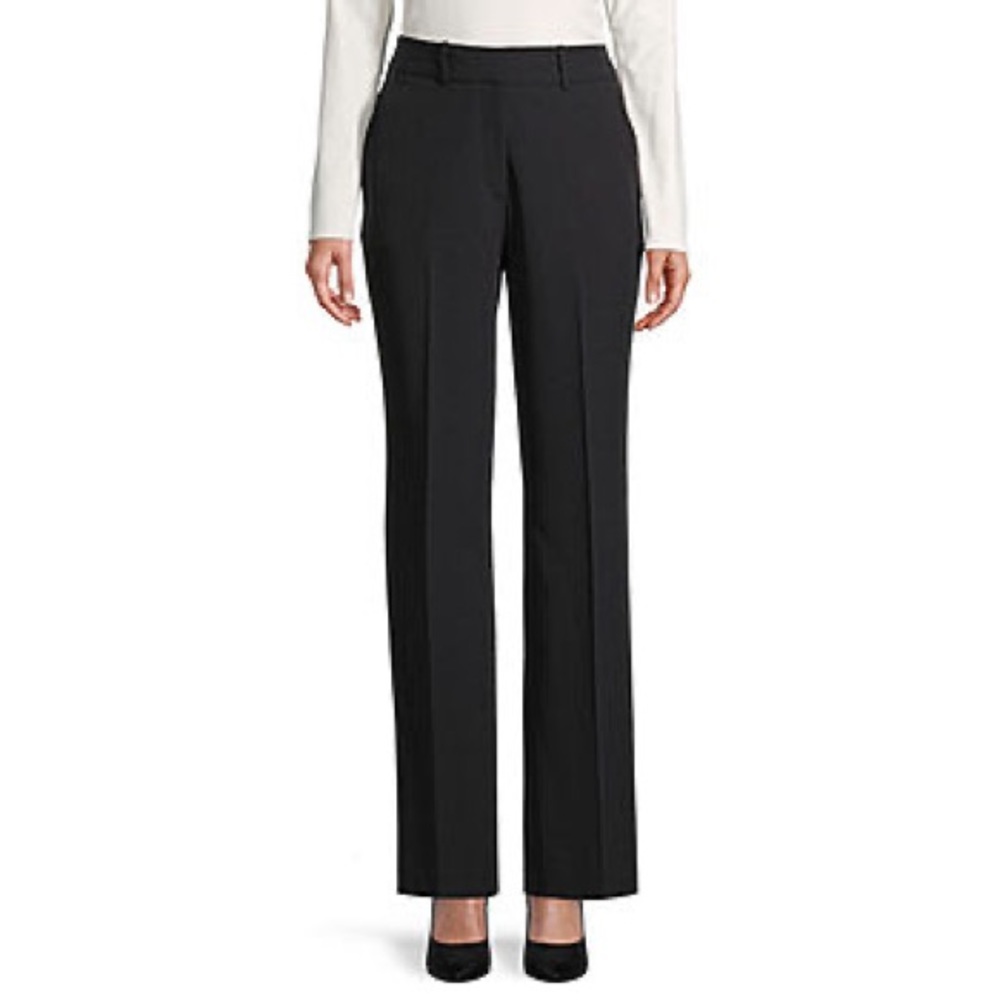 NEW THE LIMITED Straight Leg Work Pants Trousers Business Formal Black 0 NWOT